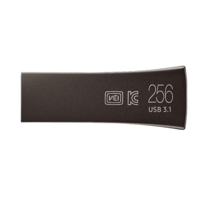 Флаш памет USB 256GB Samsung BAR Plus Titanium Gray