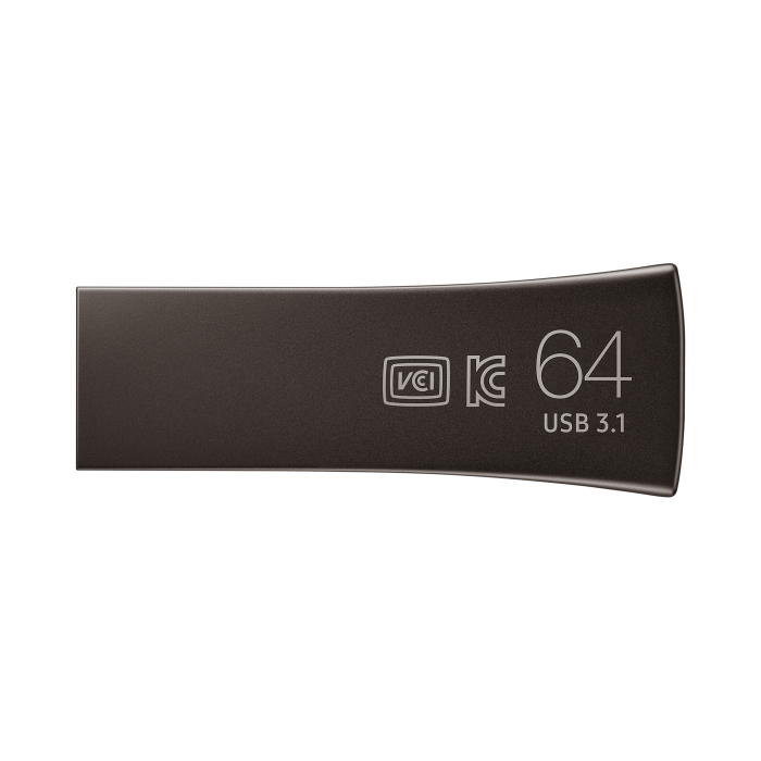 Флаш памет USB 64GB Samsung BAR Plus USB-A Titanium Gray