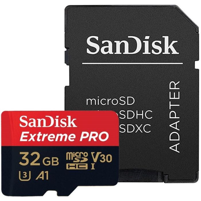 Флаш карта памет Sandisk Extreme® Pro microSDHC Card 32GB SD Adapter