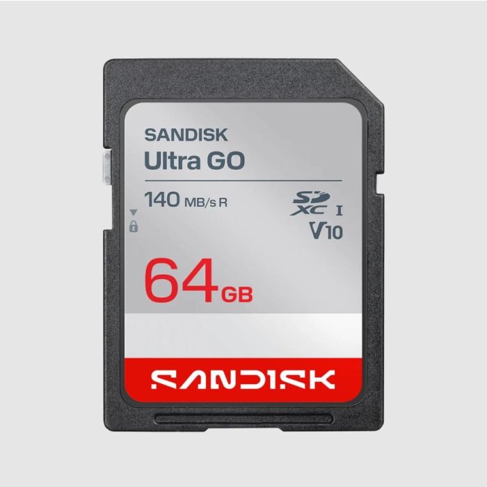 Карта памет SANDISK Ultra GO SDHC и SDXC UHS-I 64 GB, Up to 140MB/s