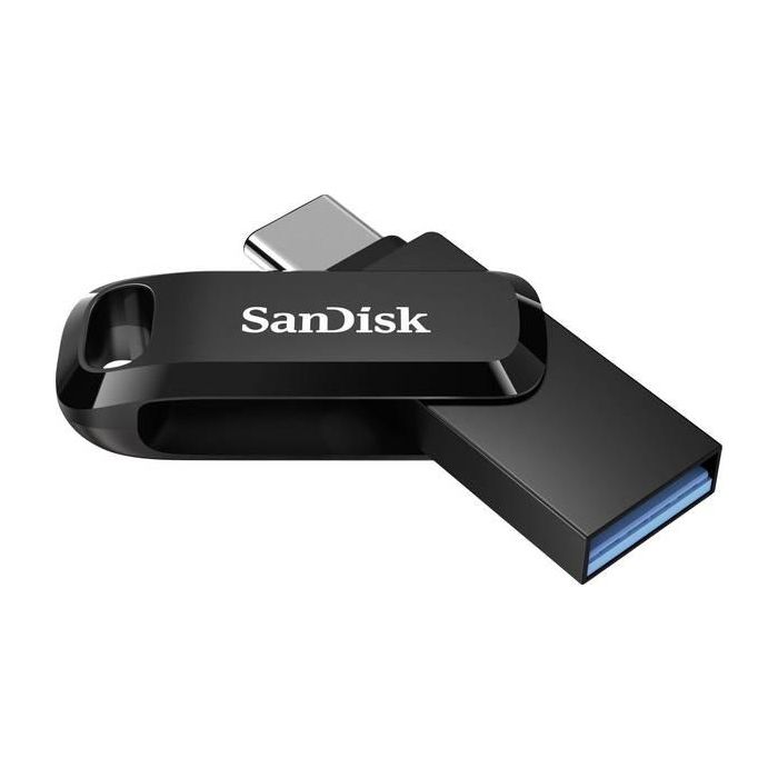 Флаш памет USB SanDisk Ultra Dual Drive Go 256GB USB 3.2 1st Gen (USB3.0+Type-C) Черен