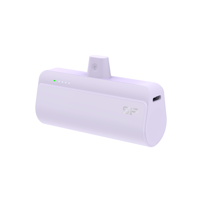 Външна батерия Silicon Power QD50 5000 mAh - Лилав