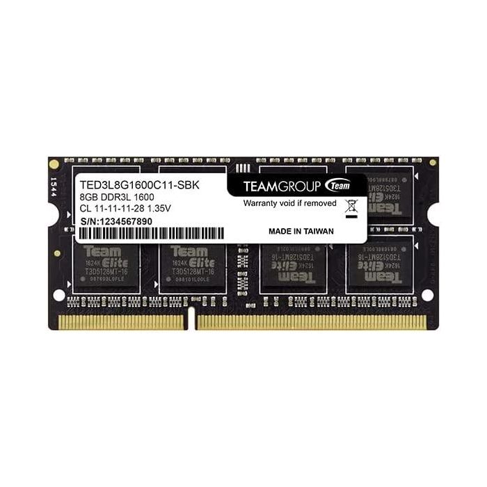 Памет Team Group Elite DDR3L 8GB 1600MHz CL11-11-11-28 1.35V