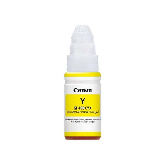 Бутилка мастило Canon GI-490 Y Yellow