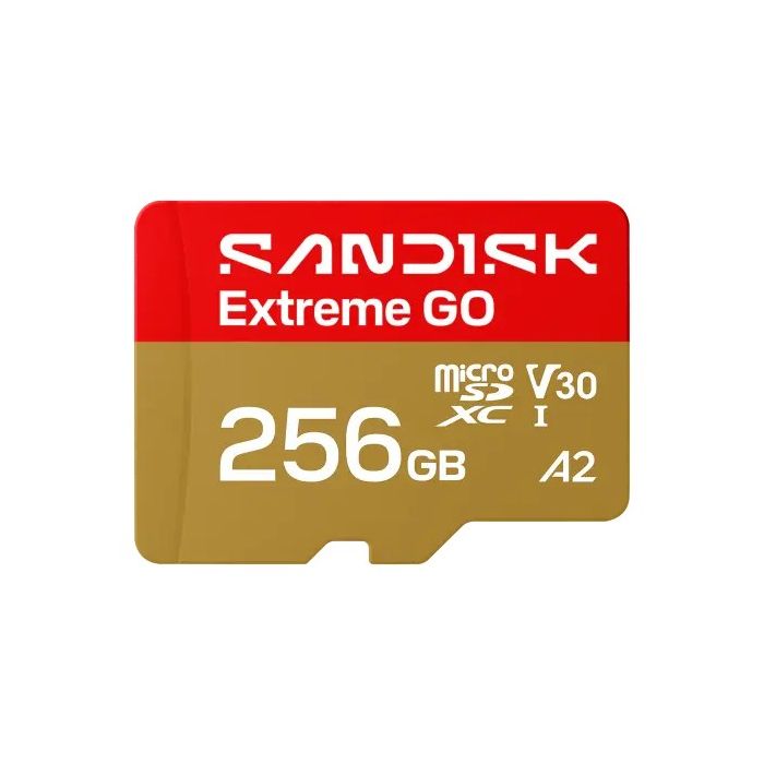 Sandisk карта Extreme GO microSD™ UHS-I Card 256GB V30 A2