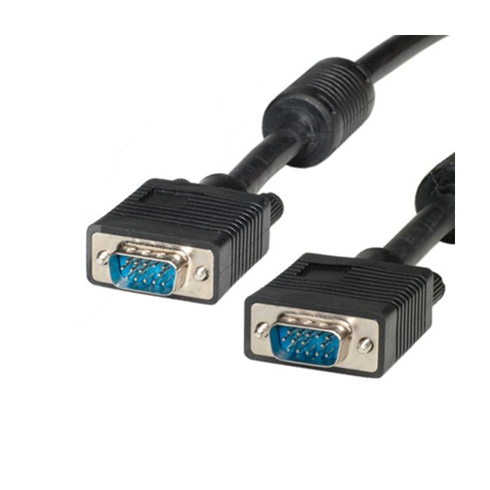 Кабел за монитор 15M/15M 1,8м с ферит