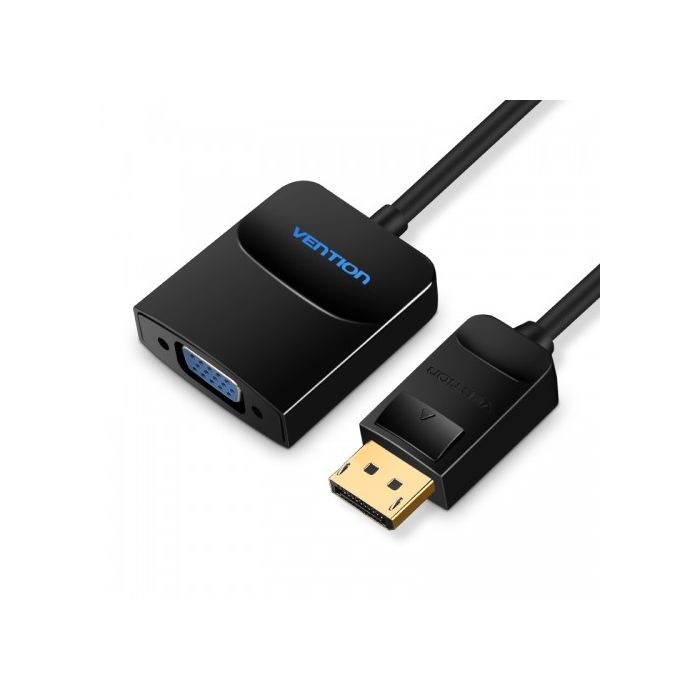 Преходник DP M to VGA F с кабел Vention