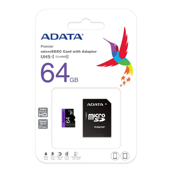 Флаш карта 64GB Adata microSDHC UHS-I class10