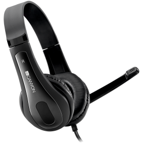 Слушалки с микрофон Canyon CNS-CHSC1B Black