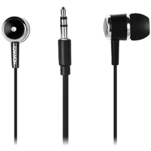 Слушалки с микрофон тапи Canyon CNE-CEPM01B черни