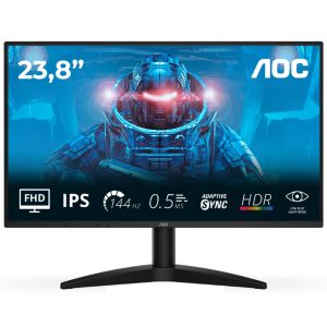 Монитор AOC 24B36X  23.8" IPS  1080p@144Hz  0.5ms  300cd  1500:1  HDMI DP  black