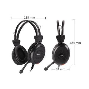 Слушалки с микрофон A4TECH HU-30 USB Черни