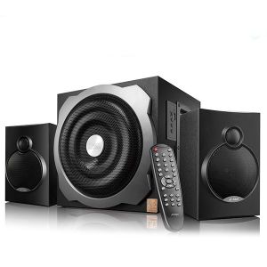 Тонколони F&D A521X 2.12.1 Channel Surround 52W Bluetooth remote USB reader Wooden Black