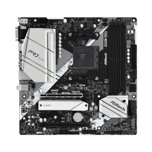 Дънна платка ASRock B550M Pro4  sAM4  4xDDR4  M.2  VGA HDMI DP  mATX