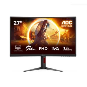 Геймърски Монитор AOC C27G4Z2  27" Curved 1500R  VA  1080p@260Hz  0.3ms  300cd  3000:1  2xHDMI DP  black