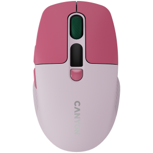 Мишка CANYON MW-26 LCD Silent Dual Mode Wireless Pink