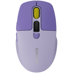 Мишка CANYON MW-26 LCD Silent Dual Mode Wireless Violet