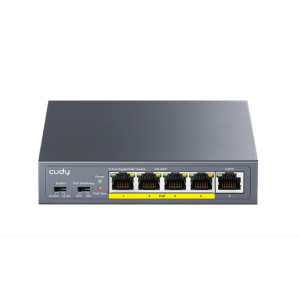 Switch Cudy GS105P  5x портов POE метален корпус+Switch 36W неуправляем