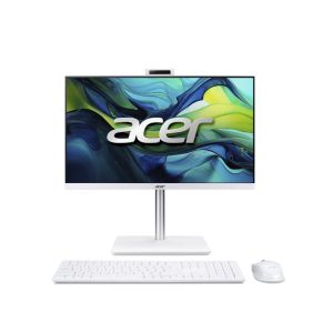 Настолен компютър - всичко в едно Acer Aspire C24-A 23.8'' FHD IPS AiO 120Hz Intel Core i5-13420H (up to 4.60GHz, 12MB) 16GB DDR4 (1 slot free) 512GB SSD no DVD Intel UHD HDMI RG-45 WiFi 6 BT 5.0 Glan Ergo stand w Height Adj. 5MPCam+mic KBD&
