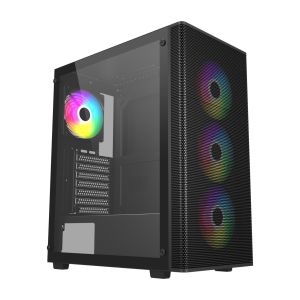 Кутия за настолен компютър FSP Group M220-BA Mid-Tower  4xRGB black
