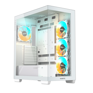 Кутия за настолен компютър Gigabyte C500 PANORAMIC Stealth Ice - Mid-Tower