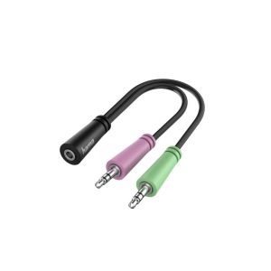 Жак адаптер HAMA 200351 3.5 mm жак женско към 2x3.5 mm жак мъжко