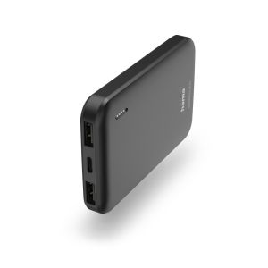 Външна батерия HAMA "Pocket 5" 5000 mAh Изходи: 2x USB-A антрацит