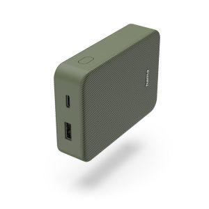 Външна батерия HAMA "Colour 10" 10 000mAh 2 изхода:USB-C USB-A  зелен