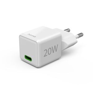 Мрежово супер мини-зарядно USB-C 20W HAMA-201980