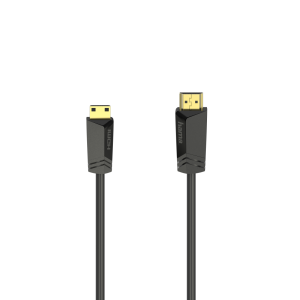 Кабел HAMA HDMI мъжко - mini HDMI мъжко 1.5м позл.конектори