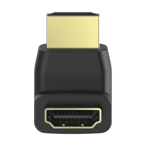 Адаптер HAMA 205164  HDMI мъжко - HDMI женско  на 90°  Черен