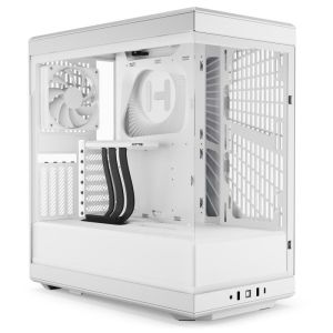 Кутия за настолен компютър HYTE Y40 Tempered Glass Mid-Tower Бяло