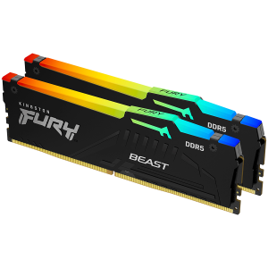 Памет Kingston FURY Beast RGB EXPO  32GB(2x16)  DDR5 5600MT/s CL36 