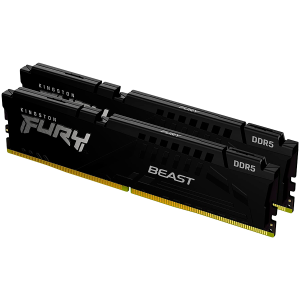 Памет Kingston FURY Beast DRAM 16GB 5600MT/s DDR5 CL36 DIMM (Kit of 2) Black 