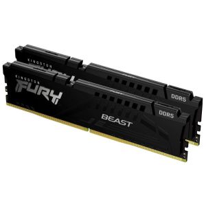 Памет Kingston FURY Beast Black  16GB(2x8GB)  DDR5  5200MHz  CL40  Intel XMP  KF552C40BBK2-16