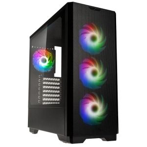 Кутия за настолен компютър Kolink Unity Solar ARGB Mesh Mid-Tower  Black