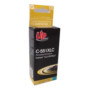 Консуматив Canon CLI-551XL Cyan с чип съвместим UPrint