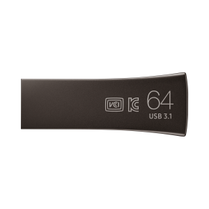 Флаш памет USB 64GB Samsung BAR Plus USB-A Titanium Gray