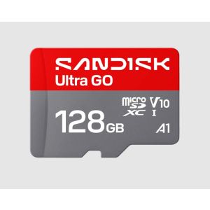 Карта памет SANDISK Ultra GO microSDXC, 128GB, A1, UHS-I, 190MB/s,