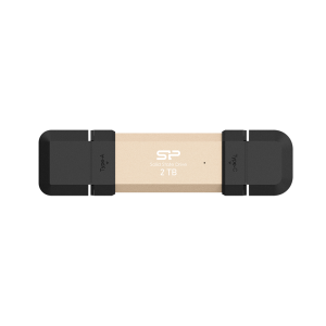 Външен SSD Silicon Power DS72 Gold  2TB  USB type-C & USB3.2  read/write up to 1050 / 850 MB/s