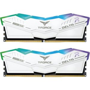 Памет Team Group T-Force Delta RGB DDR5 32GB 2x16GB 6000MHz CL40 White 
