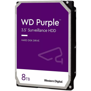 Хард диск  3.5" 8TB WD Purple - видео наблюдение