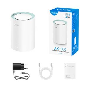 Безжична MESH система Cudy M1500-1 pack AX1500 WiFi 6
